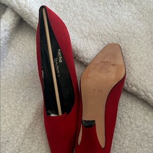 Sacha London Vibrant Red Heels